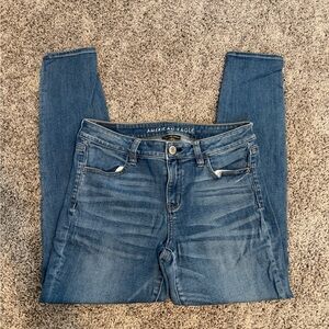 American Eagle Outfitters Women’s Mid Wash Jegging size 10